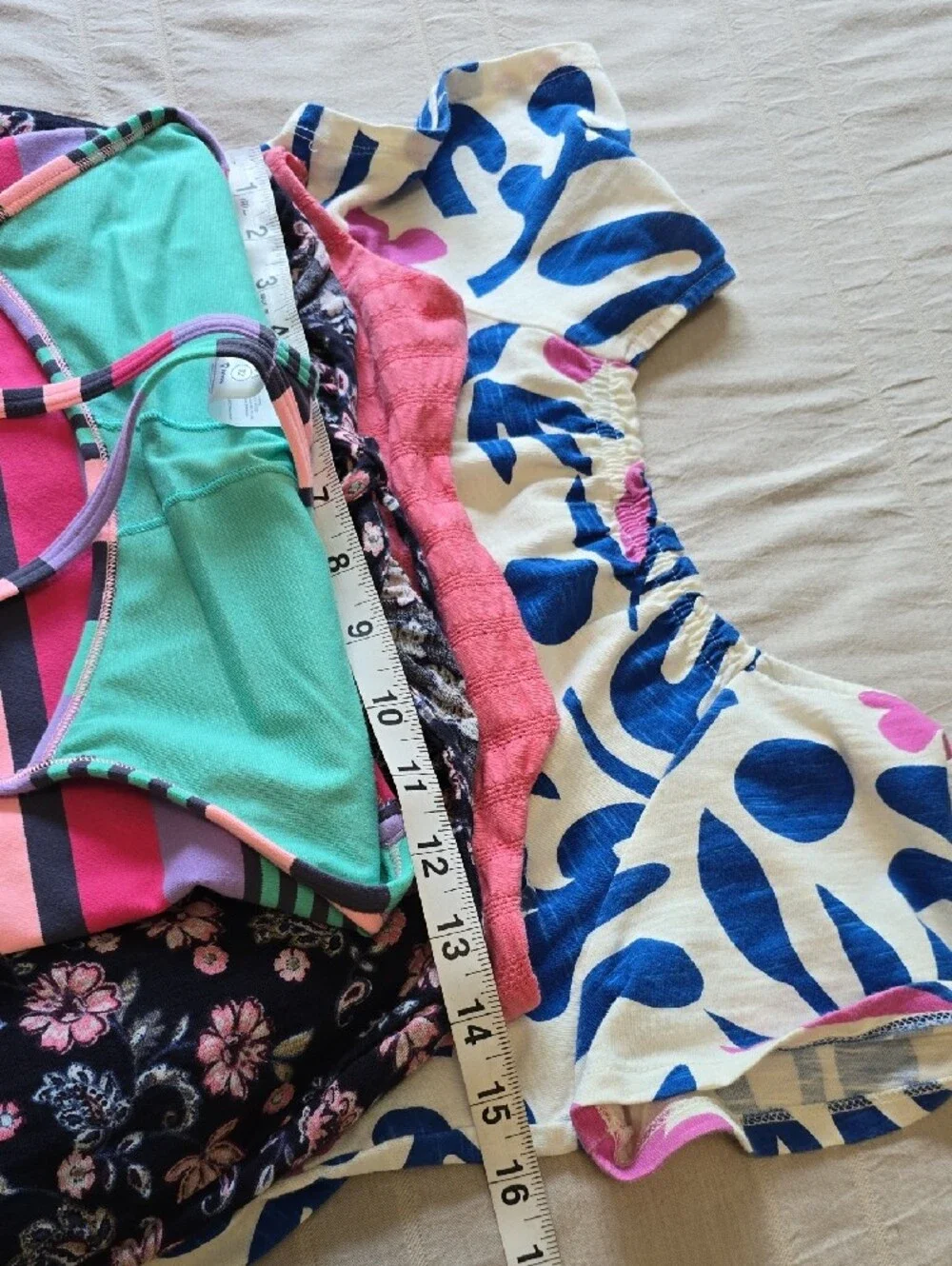 Summer Girls Tops (4) Fits Approx Size 12 - See Detail Sizing and Measurements